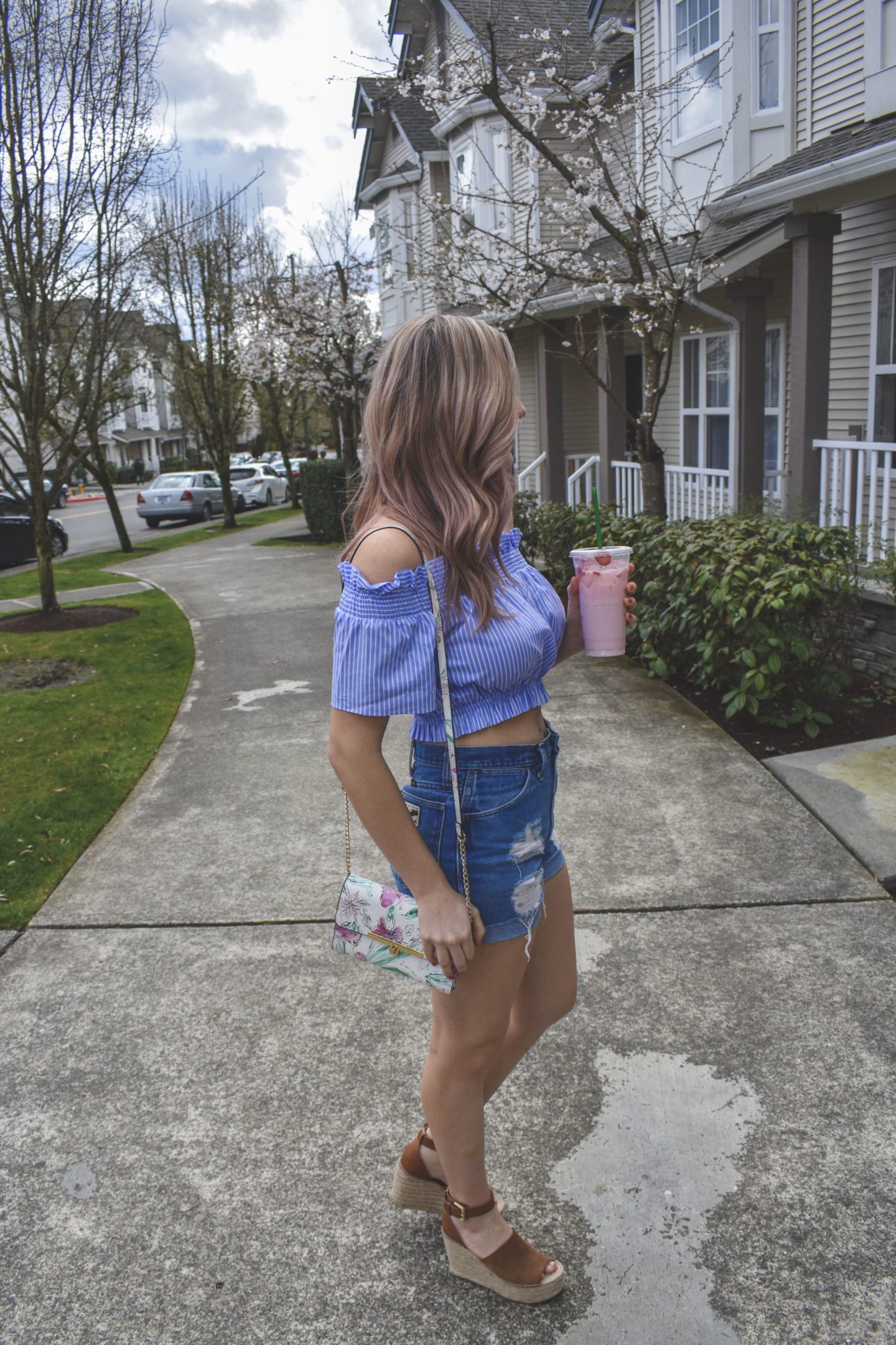 Urban Renewal High Waisted Denim Shorts