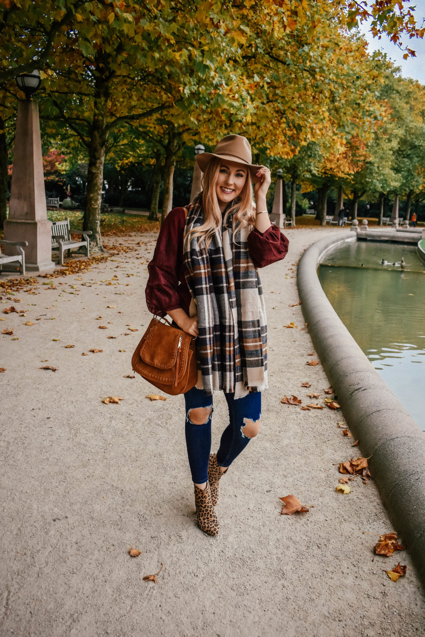 How to Mix Patterns: Leopard Print & Plaid