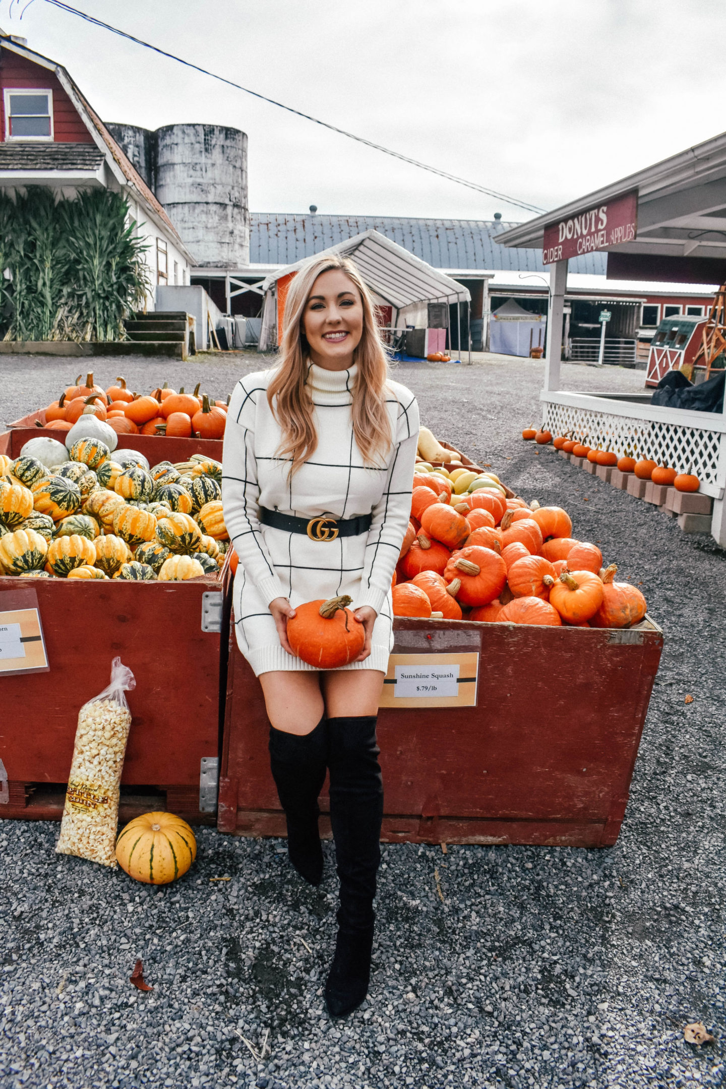 Sweater Dress Outfit For Fall!