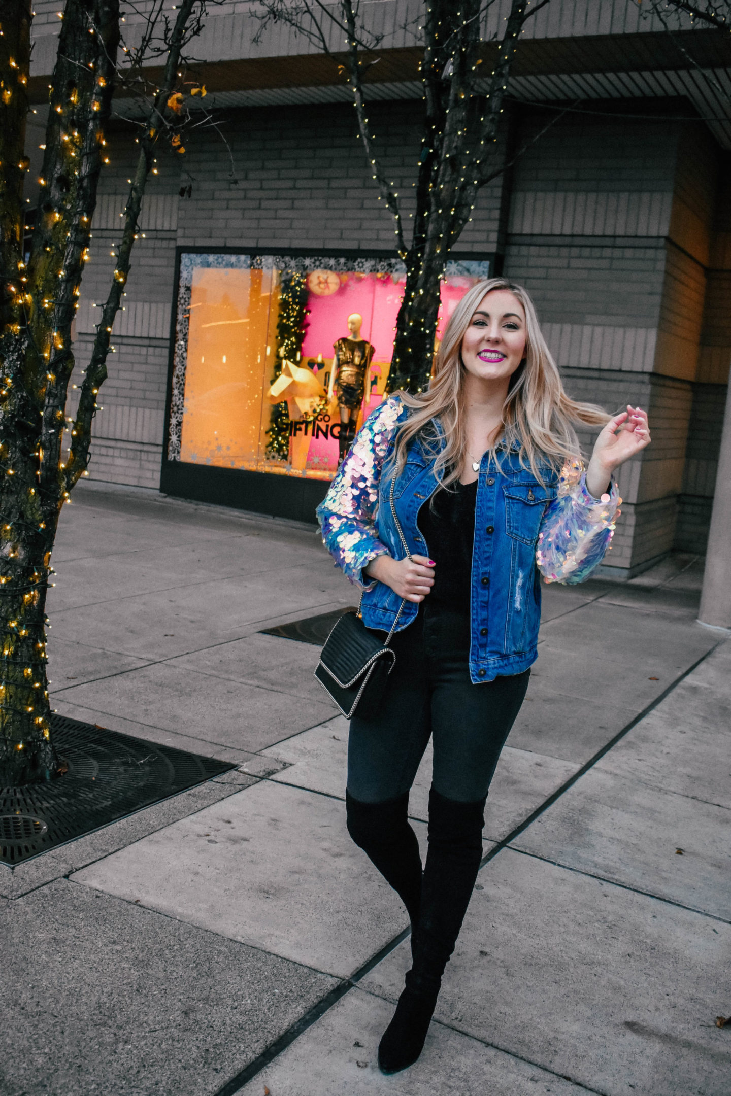 Mermaid Sleeve Denim Jacket!