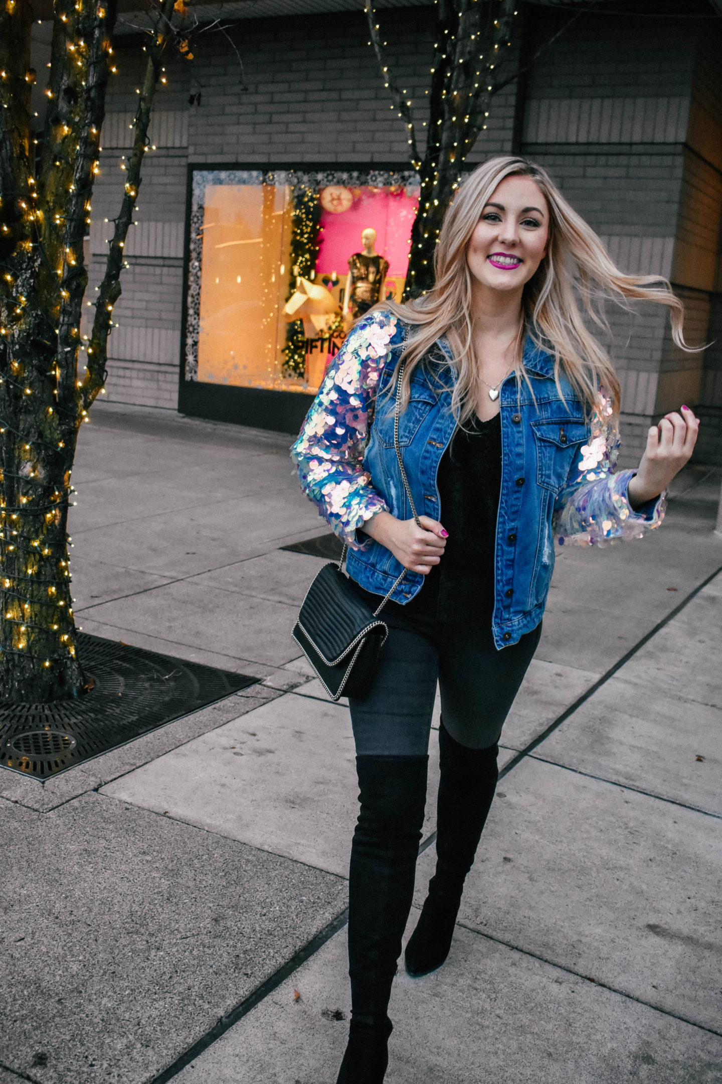 Mermaid Sleeve Denim Jacket!