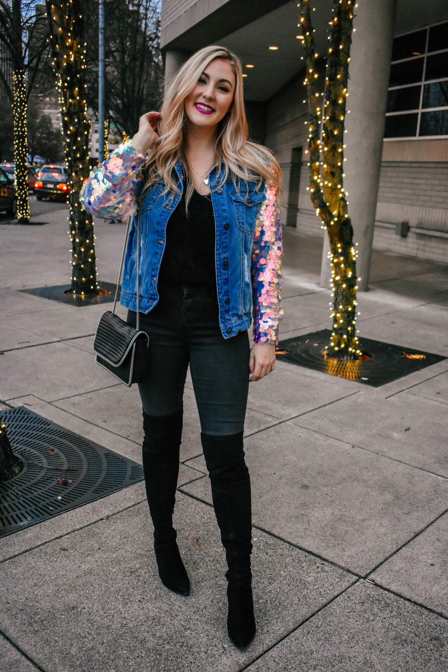 Mermaid Sleeve Denim Jacket!