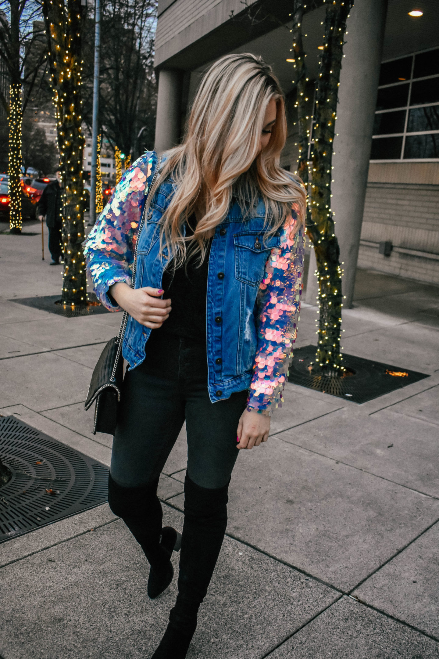 Mermaid Sleeve Denim Jacket!