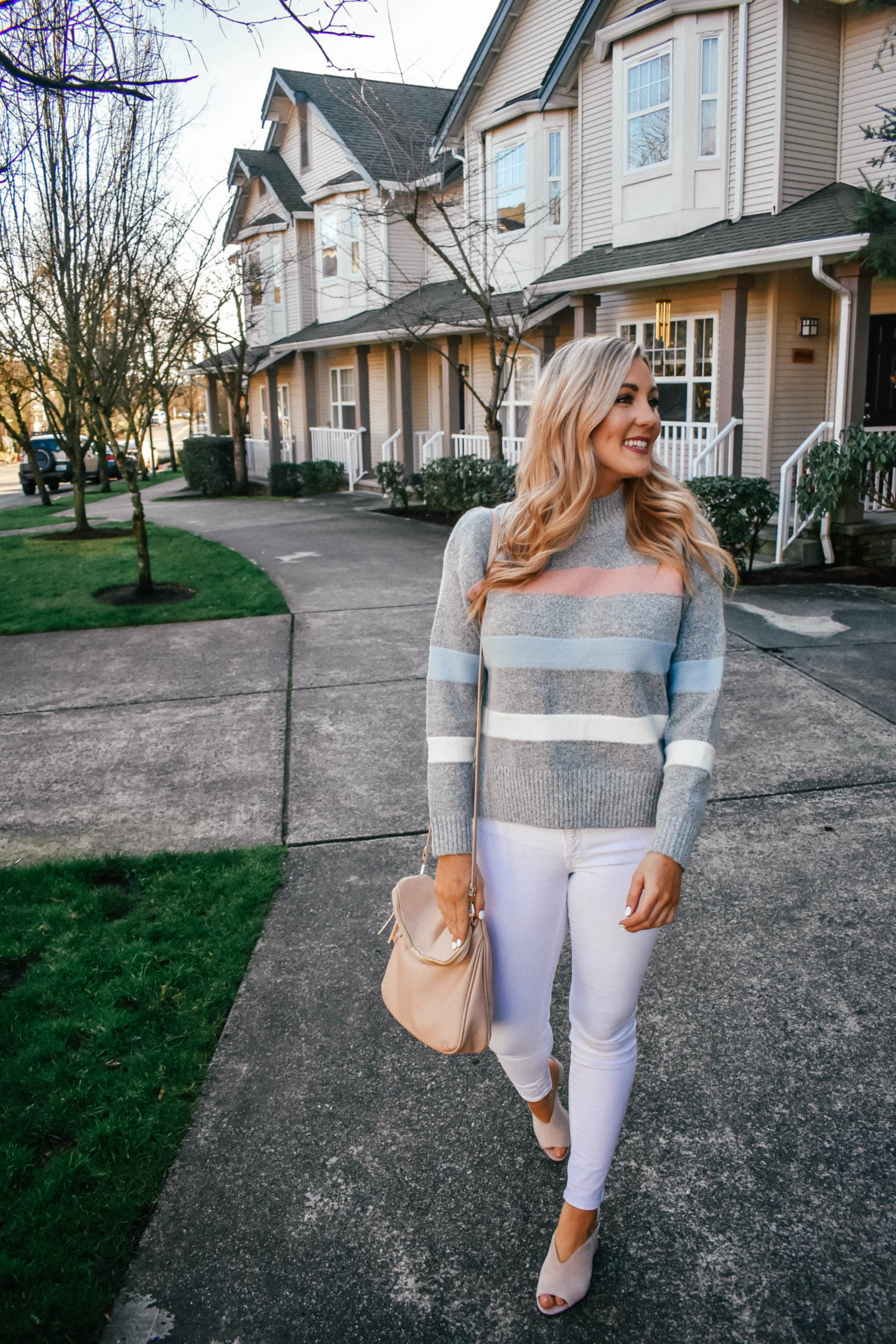 Winter white + pastels