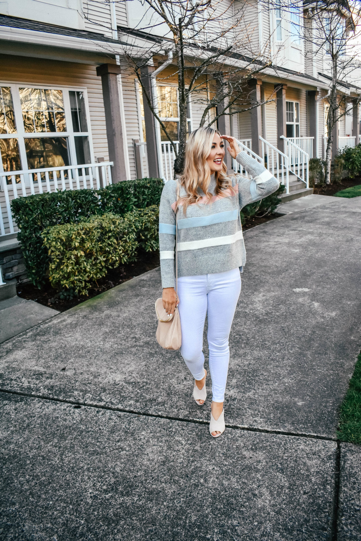 Winter white + pastels